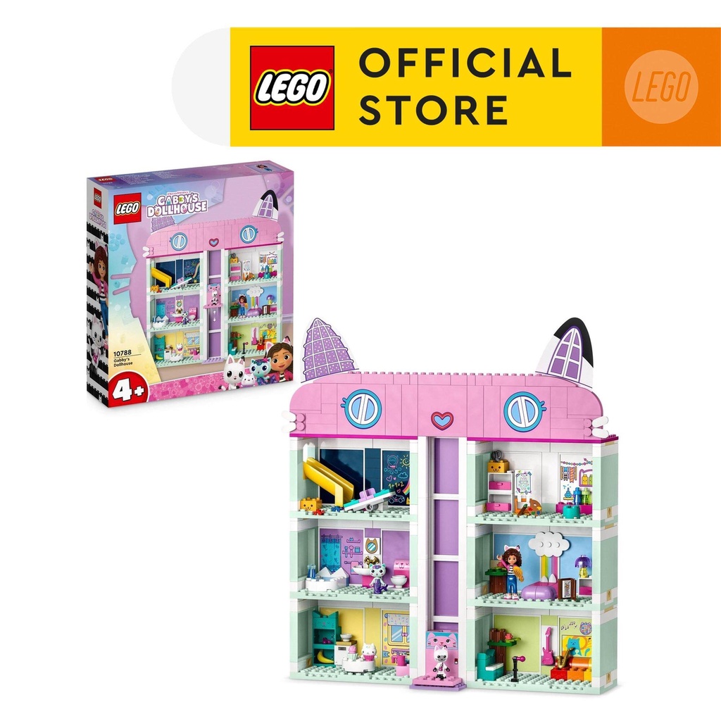 LEGO Gabby s Dollhouse 10788 Building Toy Set 498 Pieces Shopee Malaysia