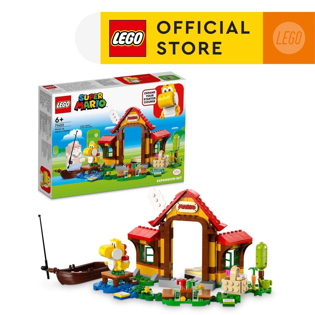 LEGO Super Mario 71422 Picnic at Mario’s House Expansion Set (259 ...