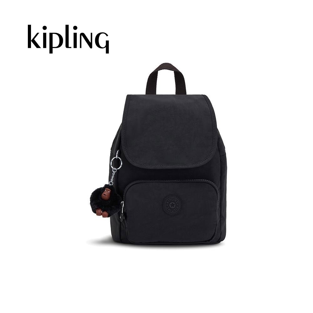 Kipling MARIGOLD Black Tonal Backpack Shopee Malaysia