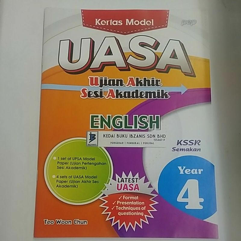 Kertas Model Uasa Ujian Akhir Sesi Akademik English Year 4 Kssr