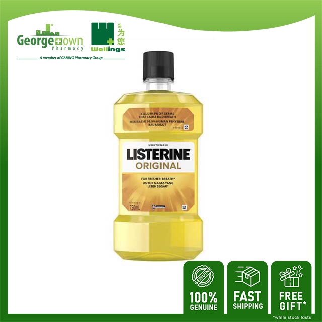 LISTERINE MOUTHWASH ORIGINAL 750ML Shopee Malaysia