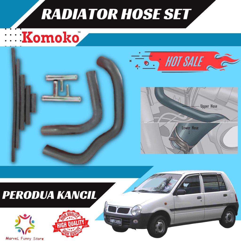 Perodua Kancil Radiator Hose Set Shopee Malaysia