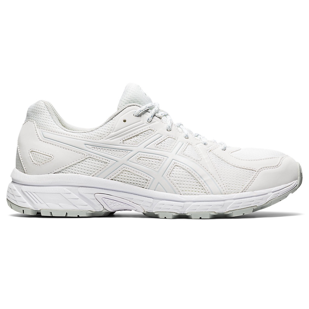 Asics all white sales