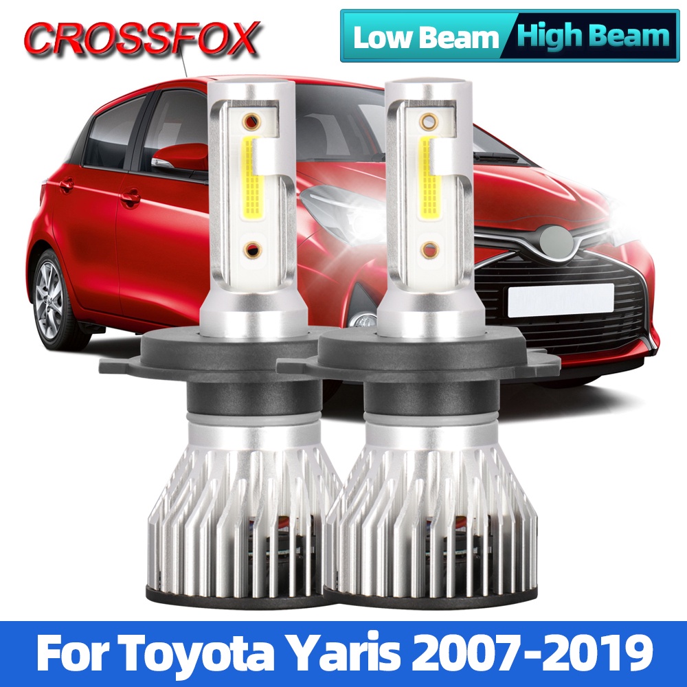 H4 Canbus Led Headlights 90W 12000LM Car Light Bulbs Auto Lamp For Toyota Yaris 20072012 2013