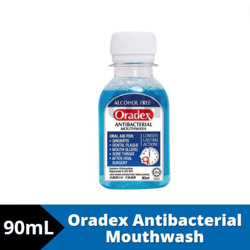 ORADEX ANTIBACTERIAL MOUTHWASH (90ML) | Shopee Malaysia