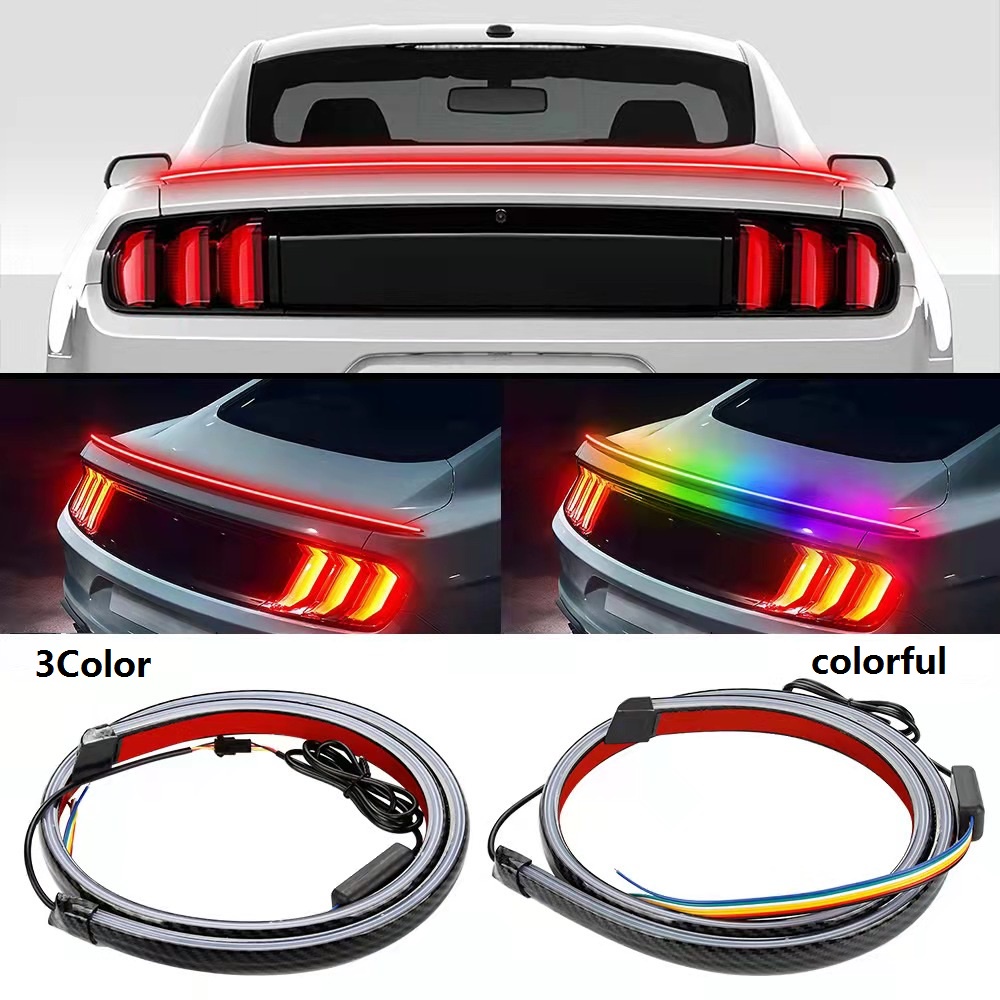 Rear Spoiler Brake Lights Fit Honda Fit Jazz VW Jetta Polo Bmw F10 F30