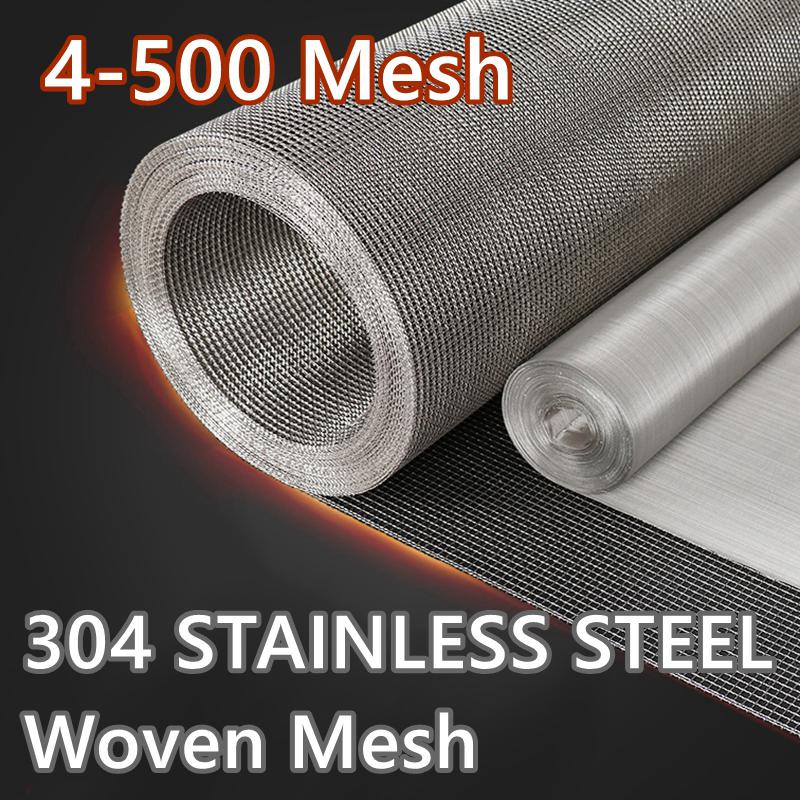 4-500M 304 Stainless Steel Woven Mesh Perforated Metal Mesh Sheet Car ...