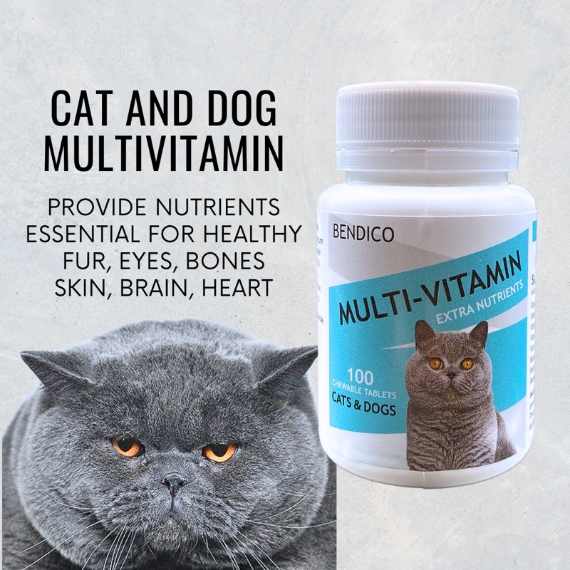 🌈 PREMIUM Multi Vitamin for Cat Dog Pet Supplement Vitamin Kucing Dog Vitamin Cat Multivitamin