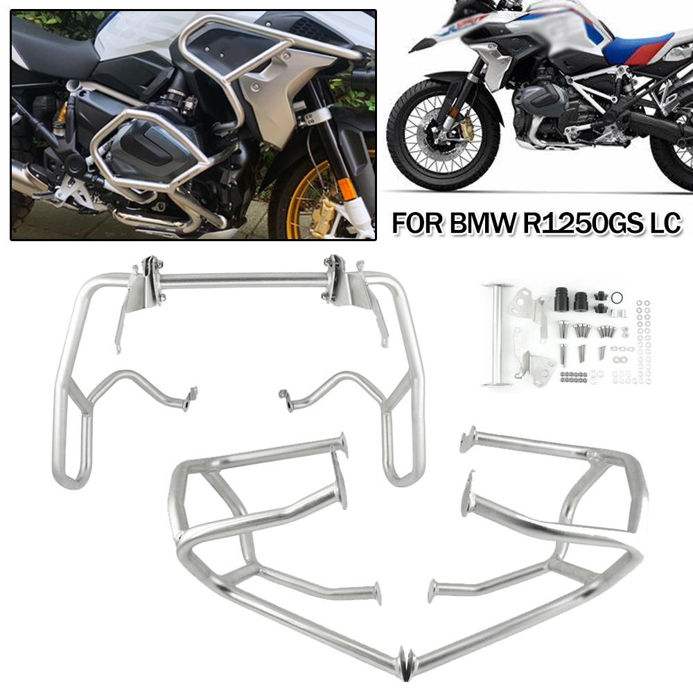 Motorcycle Upper Lower Highway Freeway Crash Bar Engine Guard Frame