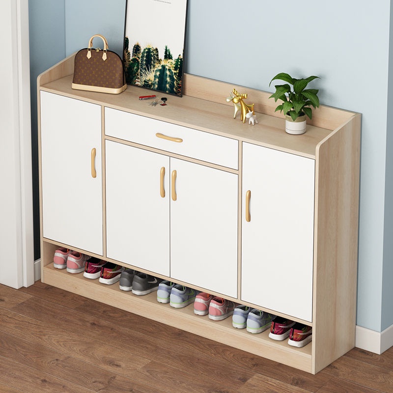 Shoe Household Imitation Solid Wood Doorway Shoe Door