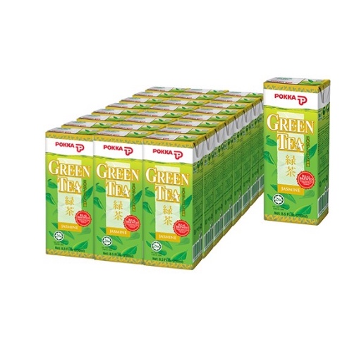Pokka Jasmine Green Tea 1 Carton (4 x 6s x 250ml) | Shopee Malaysia