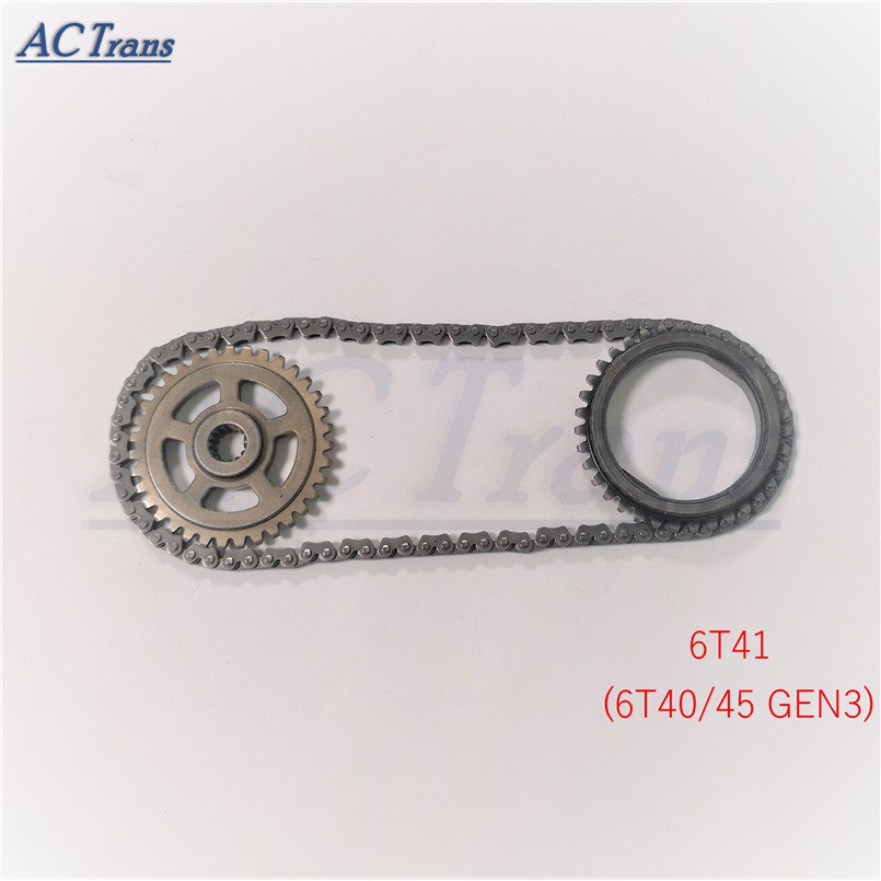 Transmission 6T40 6T45 GEN3 6T41 Oil Pump Sprocket Wheel and Chain