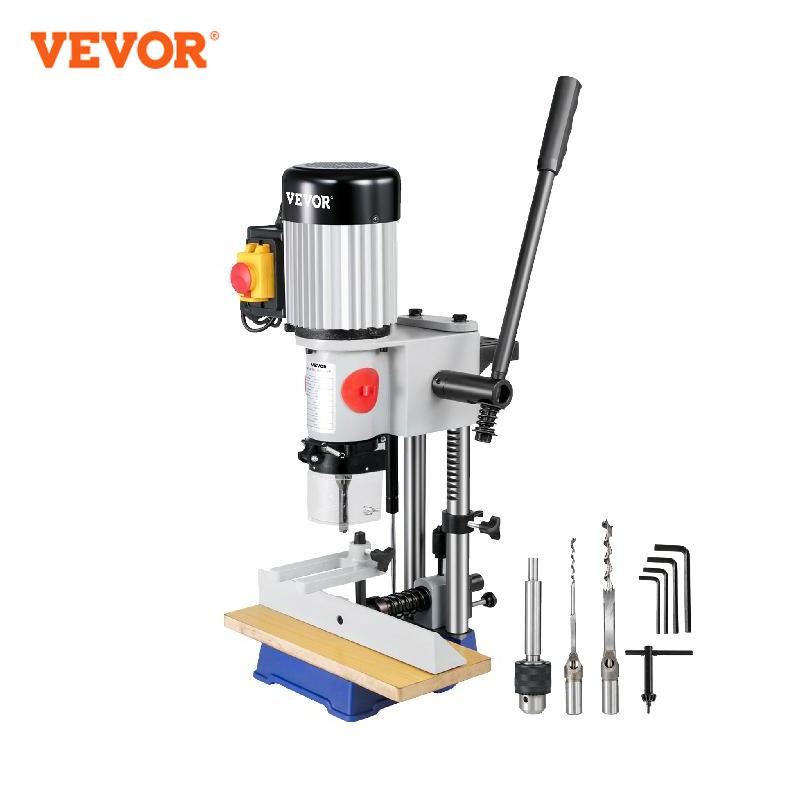 VEVOR Benchtop Mortiser Machine Mortising Tenon Machine Square / Round