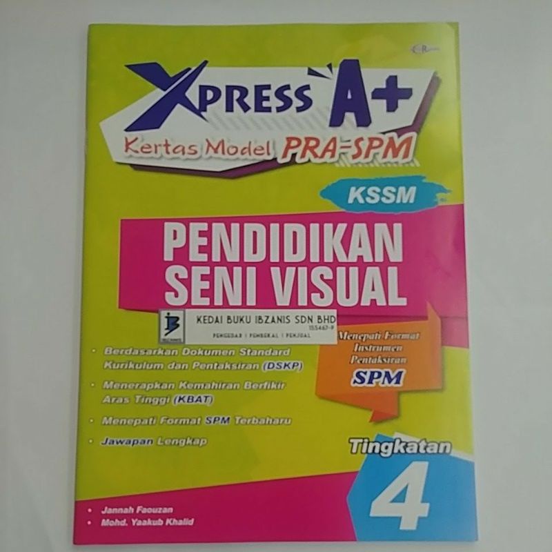 Xpress A Kertas Model Pra Spm Pendidikan Seni Visual Tingkatan 4 Kssm