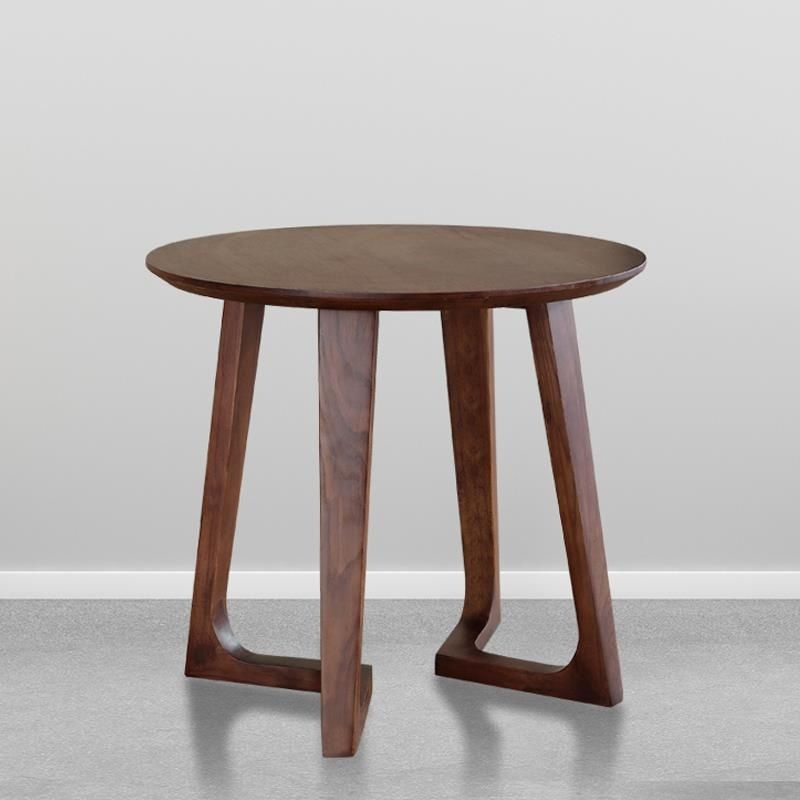 Nordic Solid Wood Small round Table Coffee Table Simple Modern Home