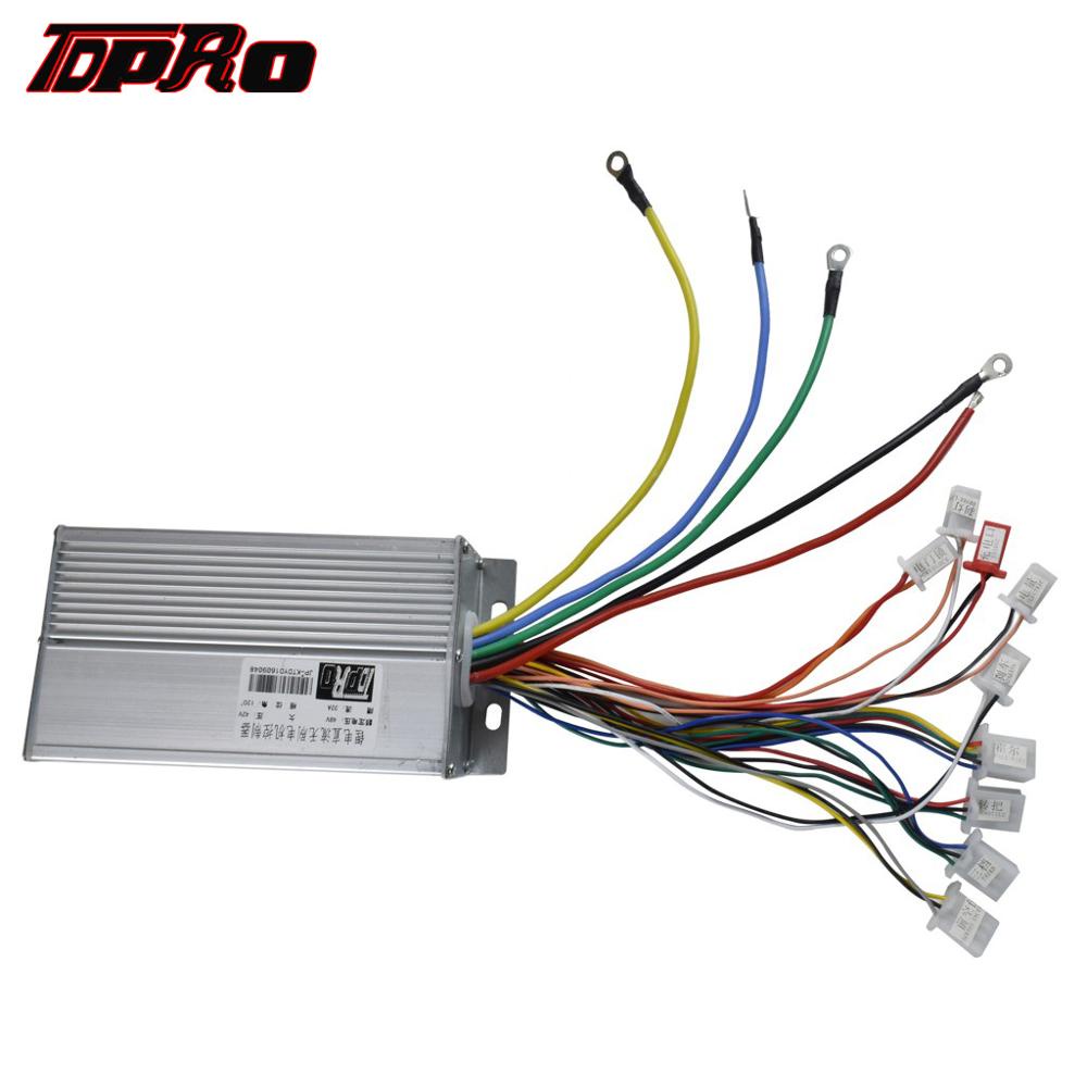 TDPRO 48V 1800W 32A Electric Brushless Motor Speed Controller DC Motor ...