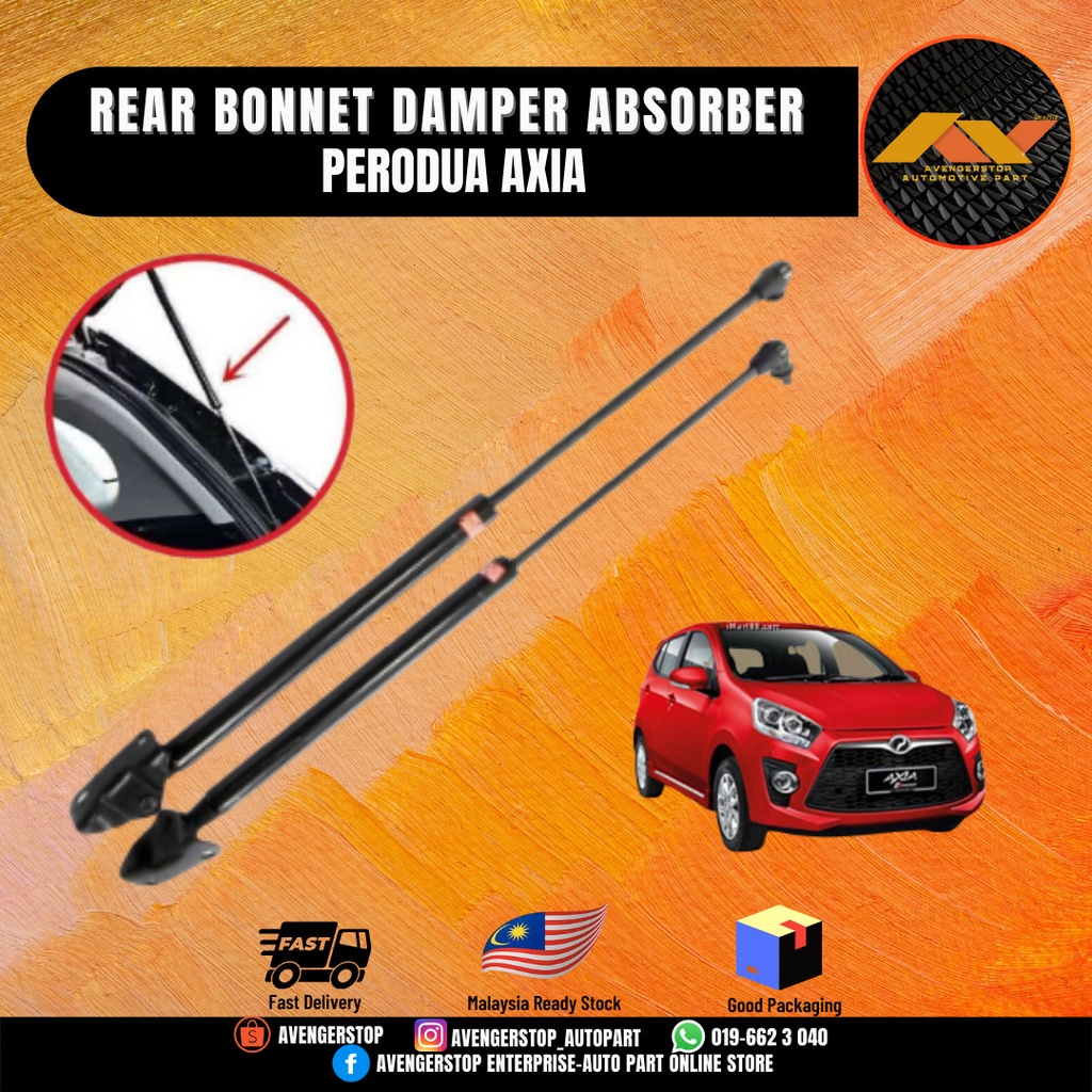 PERODUA AXIA REAR BONNET DAMPER ABSORBER 100% NEW HIGH QUALITY | Shopee ...