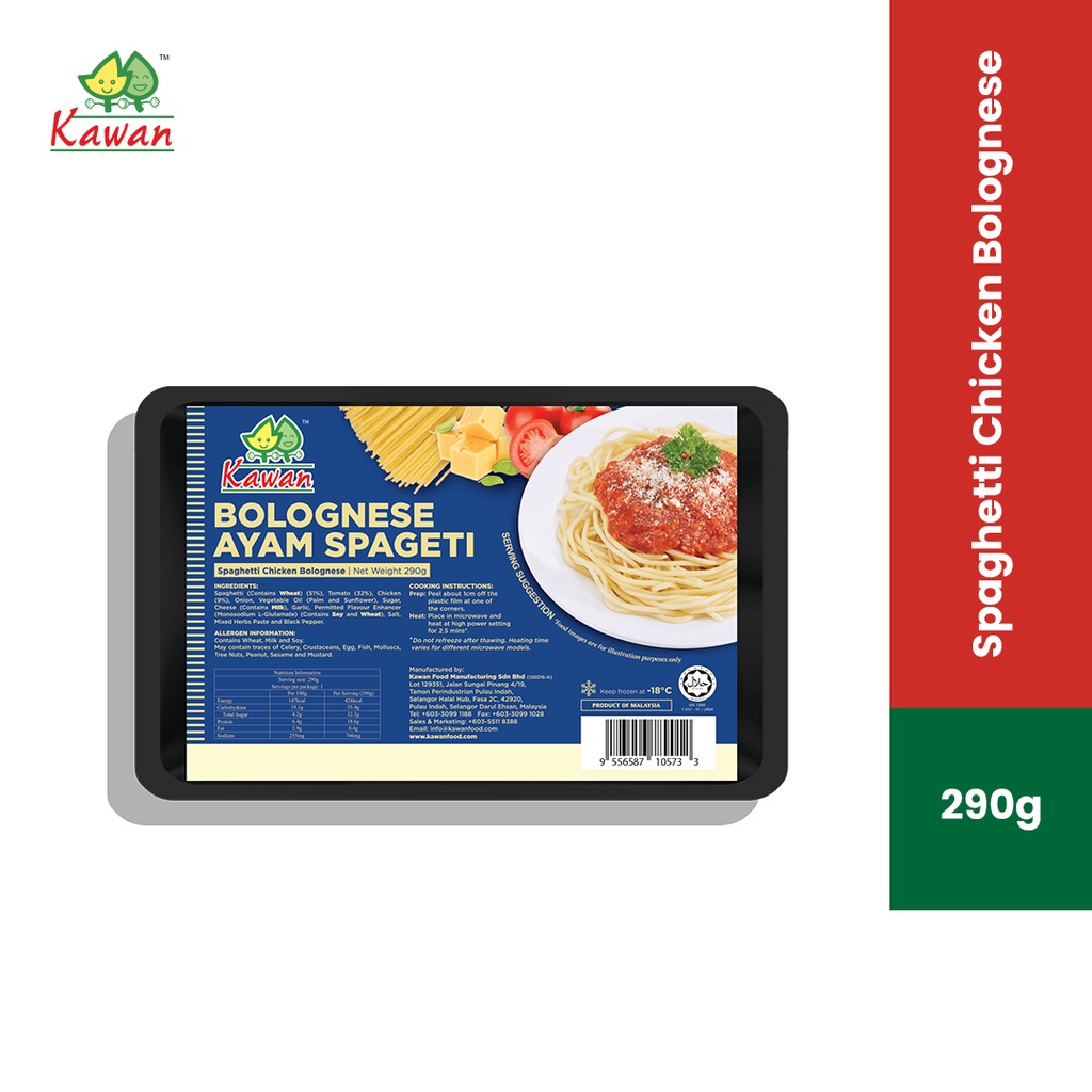 KAWAN RTE Spaghetti Chicken Bolognese (290g) | Shopee Malaysia