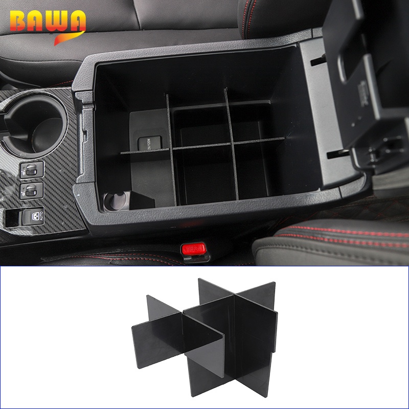 BAWA Car Interior Modified Armrest Box Copilot Storage Box Multi