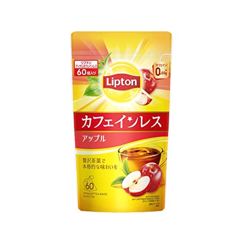 Lipton Black Tea Apple Caffeinated Tea 60 bags Decaffeinated / Non