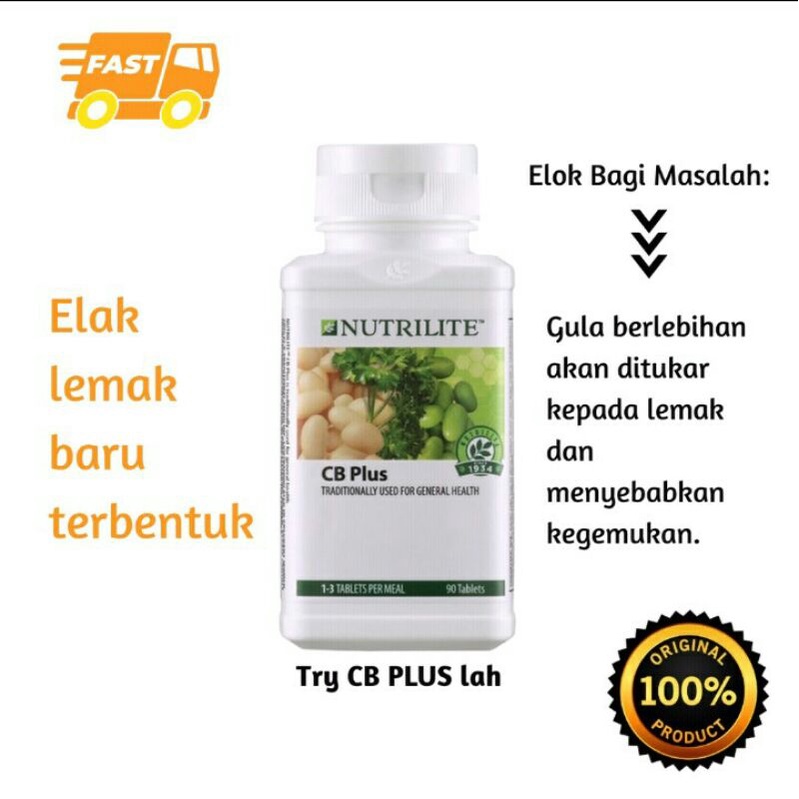 CB PLUS Nutrilite (90 Tablets) | Shopee Malaysia