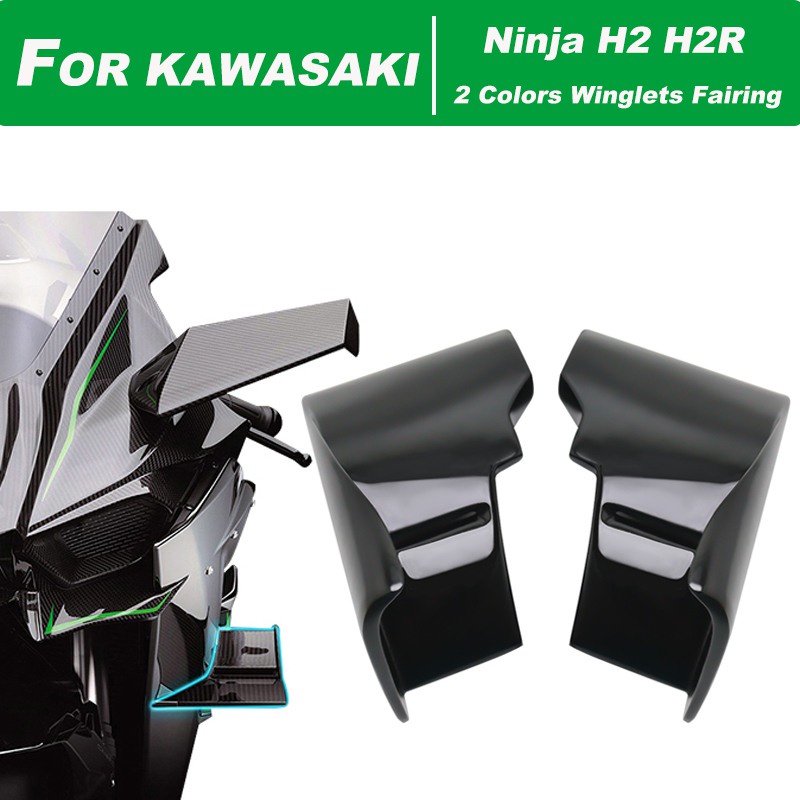 Motorcycle Winglets Aerodynamics Wing Kit Spoiler Accessories For Kawasaki Ninja H H R Fixed