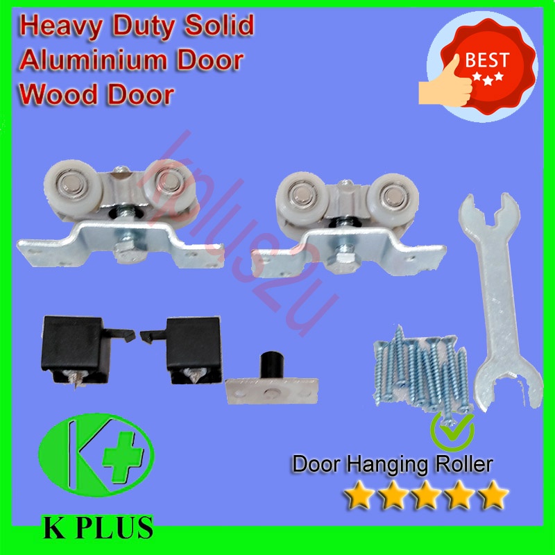 Sliding Hanging Roller Solid Roda gantung ikat pintu gelongsor 拉门吊轮