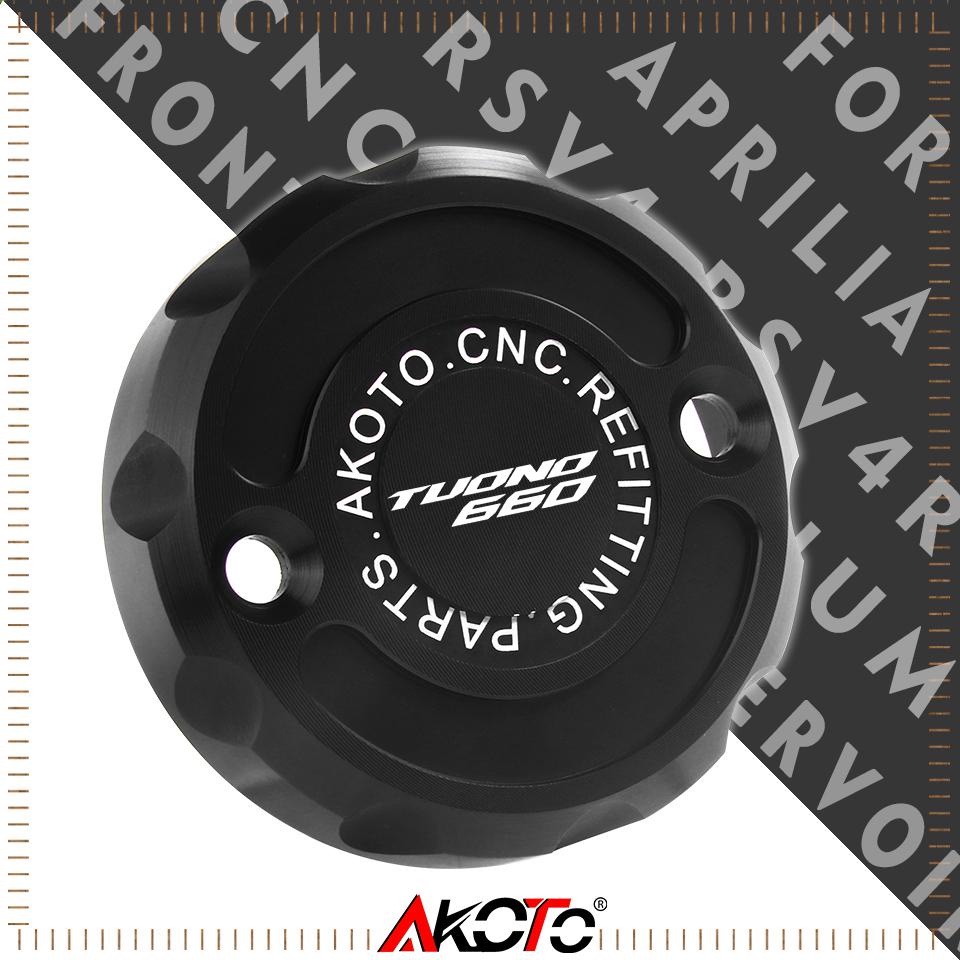 Motorcycle Front Brake Fluid Reservoir Cap Cover For Aprilia Tuono V4