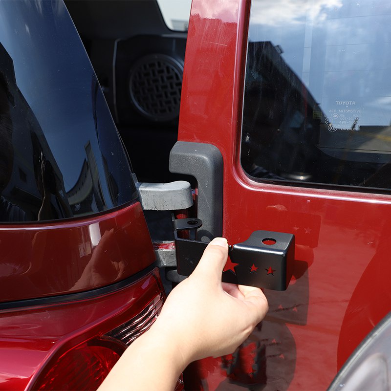 For Toyota FJ Cruiser 20072021 Metal Black Tailgate Hinge Flag Pole