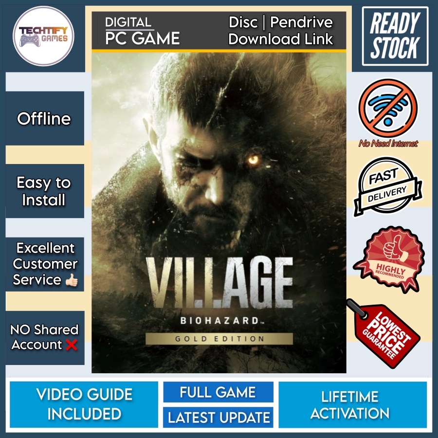 [PC Game] Resident Evil 8 Village Gold Edition - Offline [Disc ...