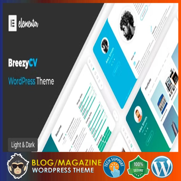 BreezyCV CV/Resume WordPress Theme v1.5.6 | Shopee Malaysia