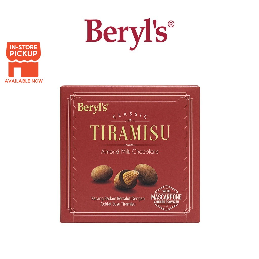 Beryl's Classis Tiramisu Almond Milk Chocolate (65g) Shopee Malaysia