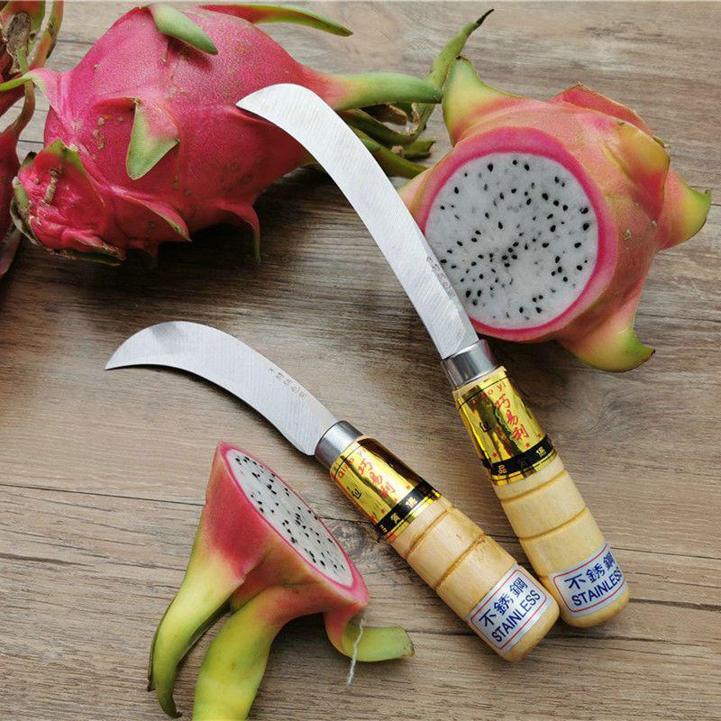 QM🌹Pineapple Knife Fruit Machete Stainless Steel Banana Knife Jack