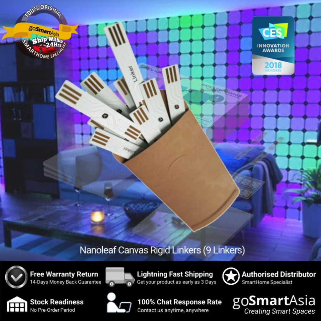 Accessories Nanoleaf Canvas PCB Rigid Linkers / Connectors 9pcs (NOT