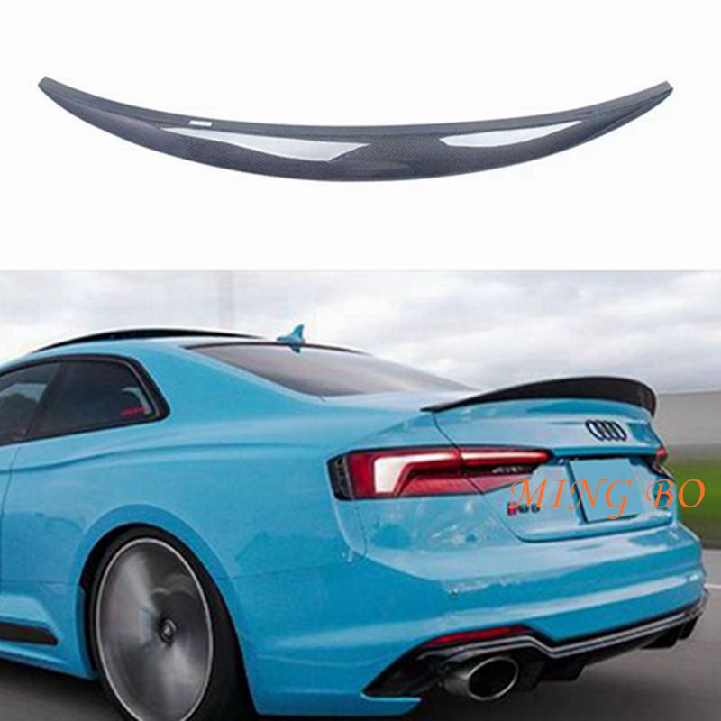 JC SPORTLINE Carbon Fiber Rear Spoiler Fit Audi A5 B9 Sline S5