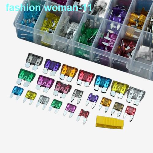 SplitCharge.co.uk 250-Piece Standard Blade Fuse Assortment Kit - 3A To 40A ATO/ATC Car Fuses