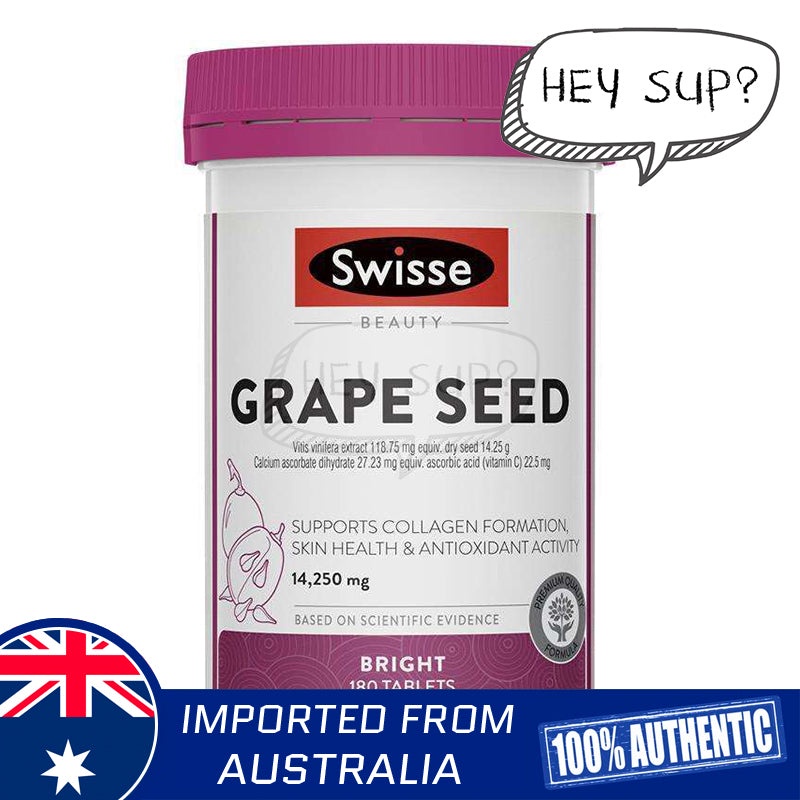 Swisse Beauty Grape 14,250mg 180 Capsules 