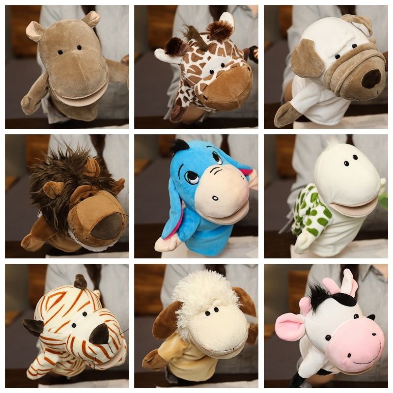 The tortoise hand puppet toy animals set of hands soothe puppet shows