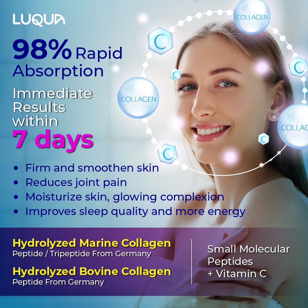 1 x Lucol-S Collagen Peptide Type 1, 2 & 3, Marine & Bovine Collagen ...