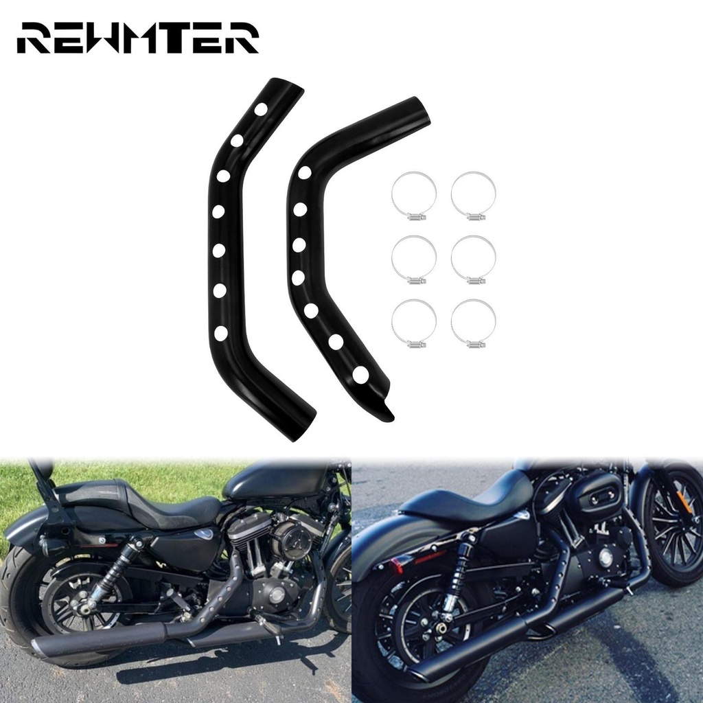Motorcycle Exhaust Pipe Heat Shield Muffler Guard Protective Cover