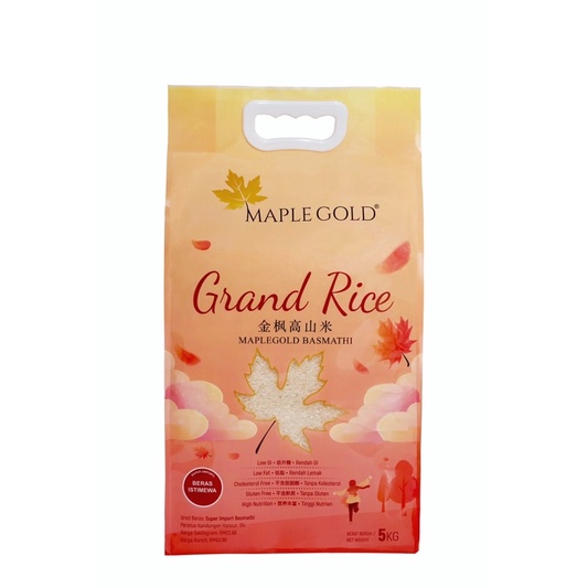Basmathi Grand Rice 5KG （Low Fat，Low Gi）Original | Shopee Malaysia
