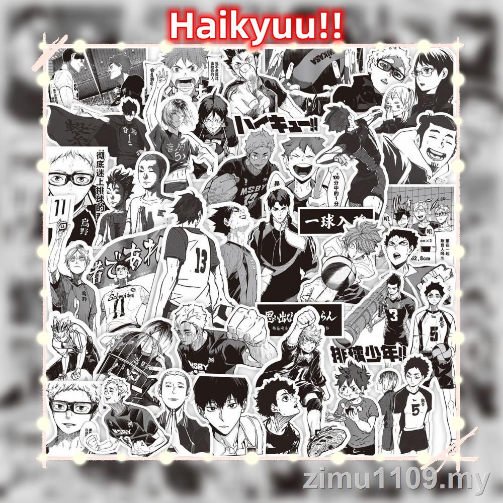 Stickers Haikyuu 68 Sheets Shoyo Hinata Kenma Kozume Oikawa Tooru Kageyama Tobio Volleyball