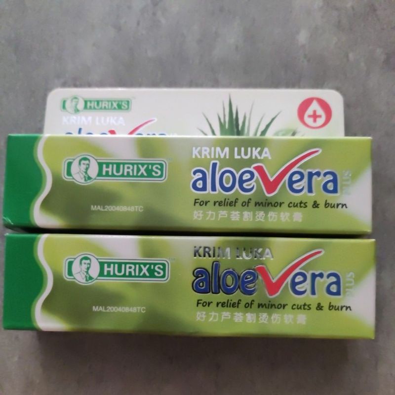 hurix aloe Vera krim luka Shopee Malaysia