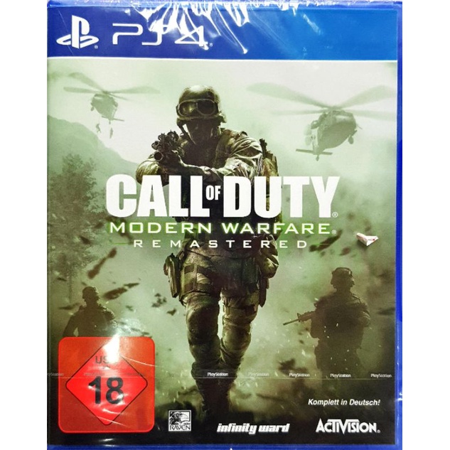 PS4 GAME CALL OF DUTY MODERN WARFARE REMASTERED (USED) | Shopee Malaysia