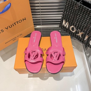 Local Stock】 LV MEN and WOMEN sandal Kasut lelaki LV kasut perempuan  fashionable 2021 size36-44