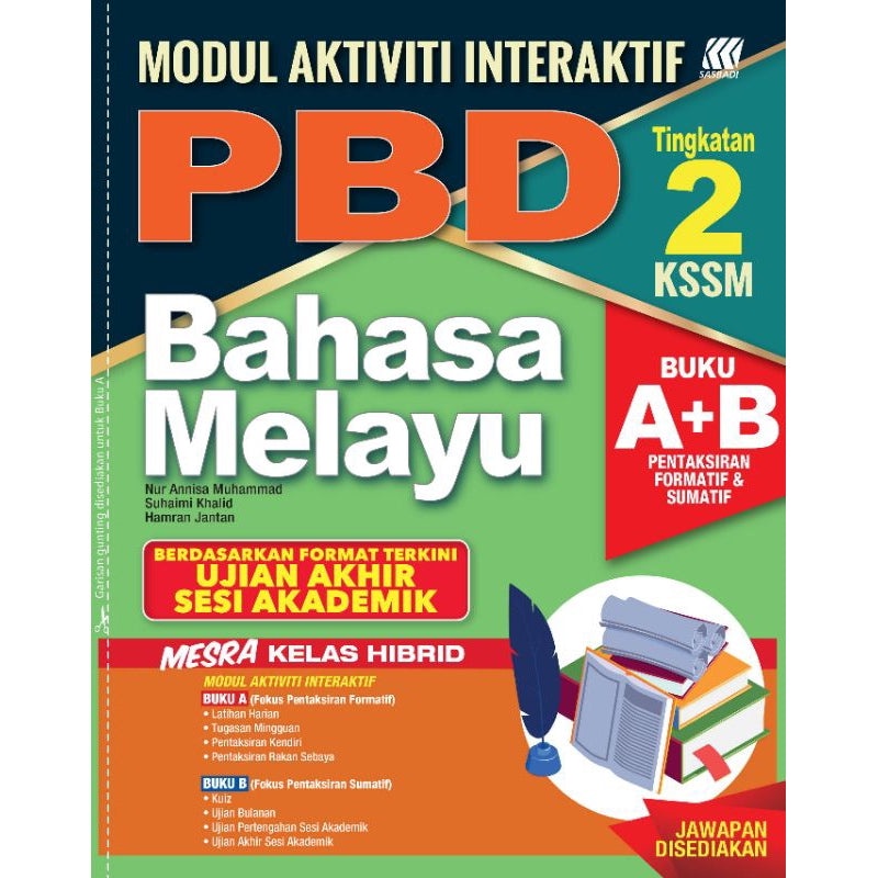 Sasbadi 2023: Latihan Modul Interaktif PBD UASA Bahasa Melayu A+B ...