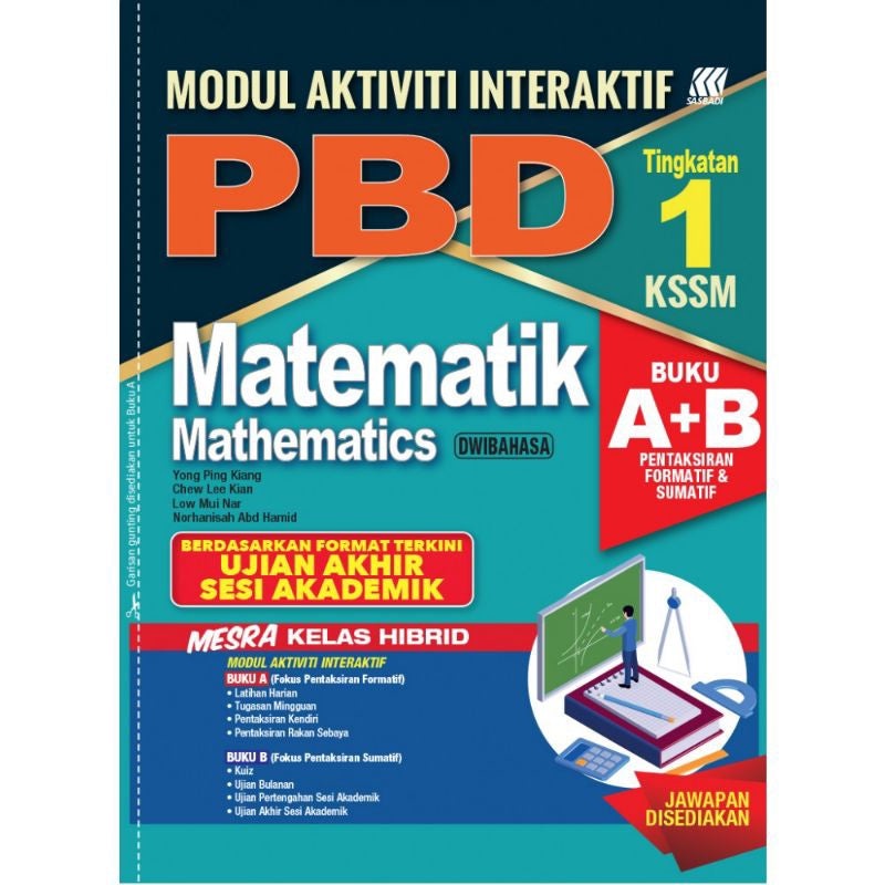 Sasbadi 2023: Latihan Modul Interaktif PBD UASA Matematik (Bilingual) A ...