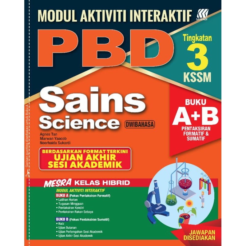 Sasbadi 2023: Latihan Modul Interaktif PBD UASA Sains (Bilingual) A+B ...