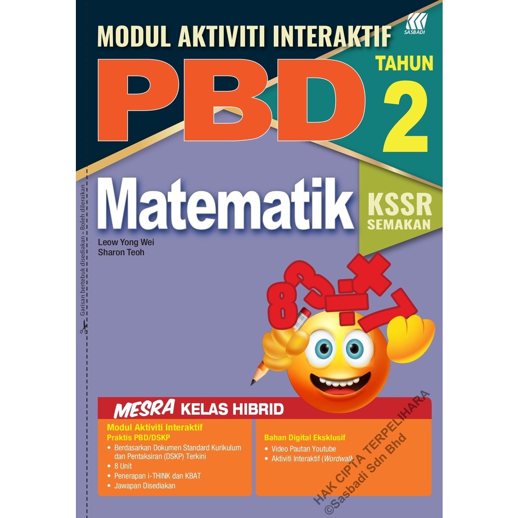 Sasbadi 2023: Latihan Modul Interaktif PBD Matematik Tahun 2 ...