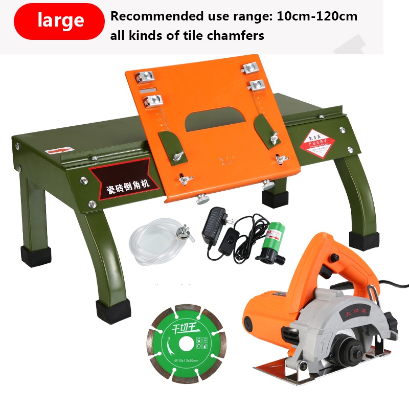 2300w Ceramic Tile Chamferer Tile Cutting Machine Water Cutting Bevel